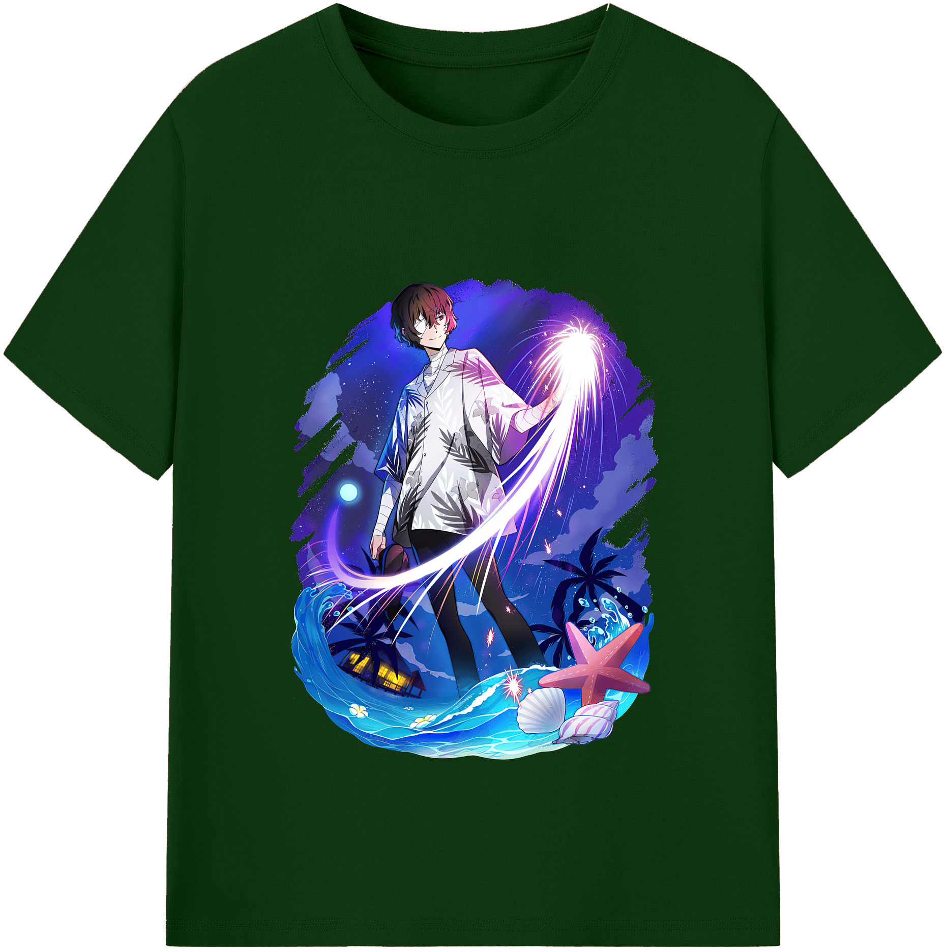 （画像用） 文豪ストレイドッグス Bungo Stray Dogs 綿100％半袖Tシャツ（フロントプリント）